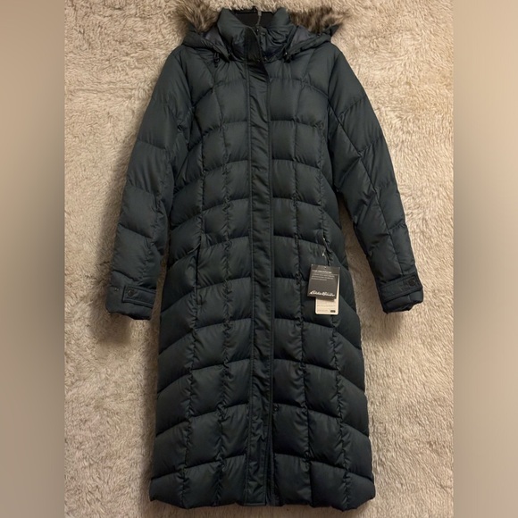 Women's Eddie Bauer Classic Down Duffle Coat - Picture 5 of 6